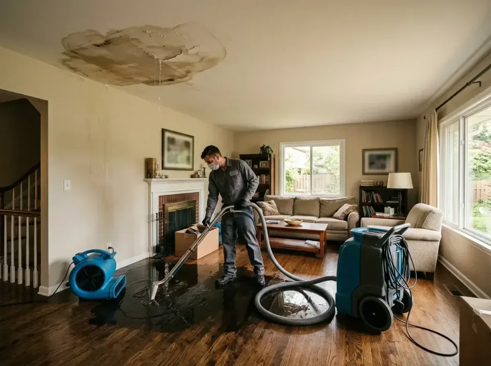 attic-pipe-burst-ceiling-drip-008 — frequently asked questions, Water Damage Restoration & Carpet Care in Waverly, IA
